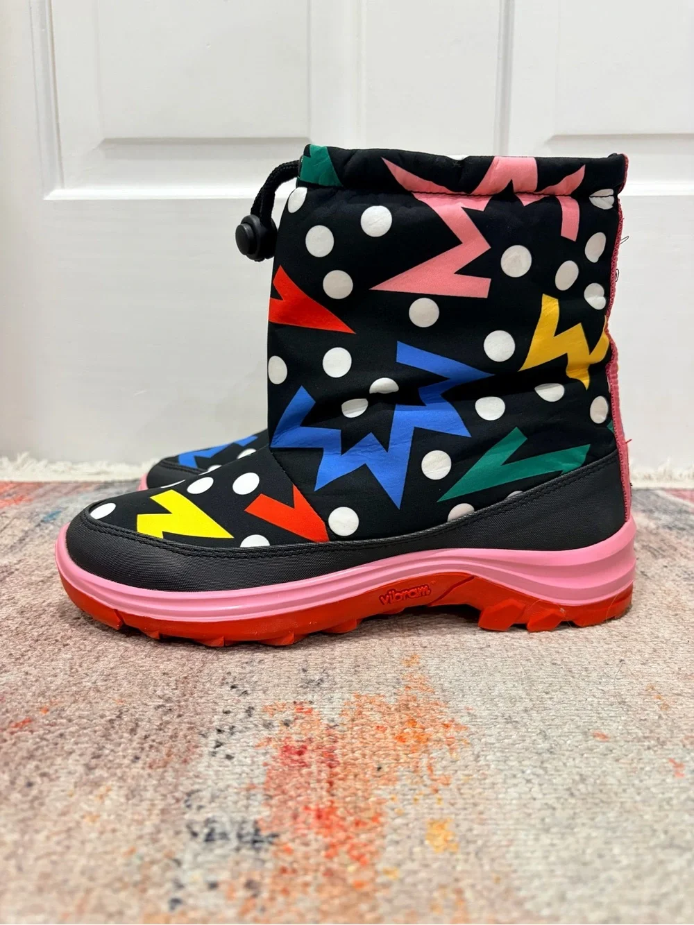Stella McCartney Kids Starburst Print Padded Wellies EU 36 – Multicolor Vibram